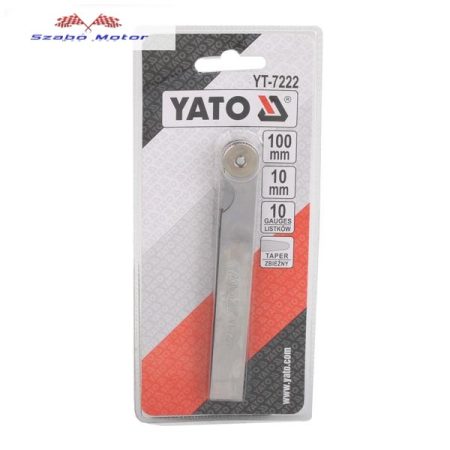 10 darabos hézagmérő 0.05-0.5mm YATO