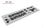 Simson SR50 Roller matrica szett (Fekete)