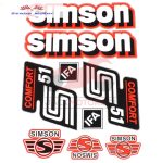   Simson komplett matrica szett S51 Comfort piros 22X30cm Lengyel