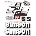 Simson komplett matrica szett S51 N ezüst 22X30cm Lengyel