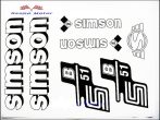 Simson komplett matrica szett S51B fehér