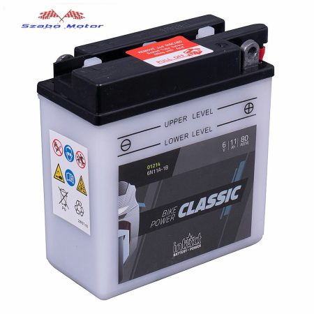 Akkumulátor INT ACT CLASSIC 6V 11Ah 6N11A-3A (01211)122x62x132mm