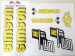 Simson komplett matrica szett S51N sárga