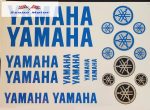 Matrica szett Yamaha kék 24x34 cm